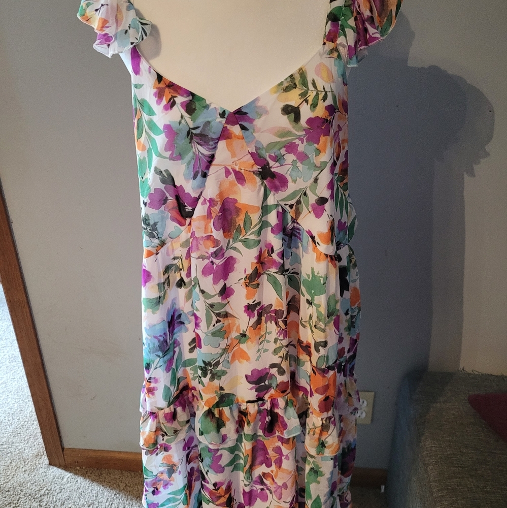 Robert Louis- Sleeveless Ruffle Dress.